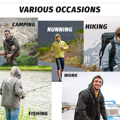 Trudave Waterproof Rain Suits for Men