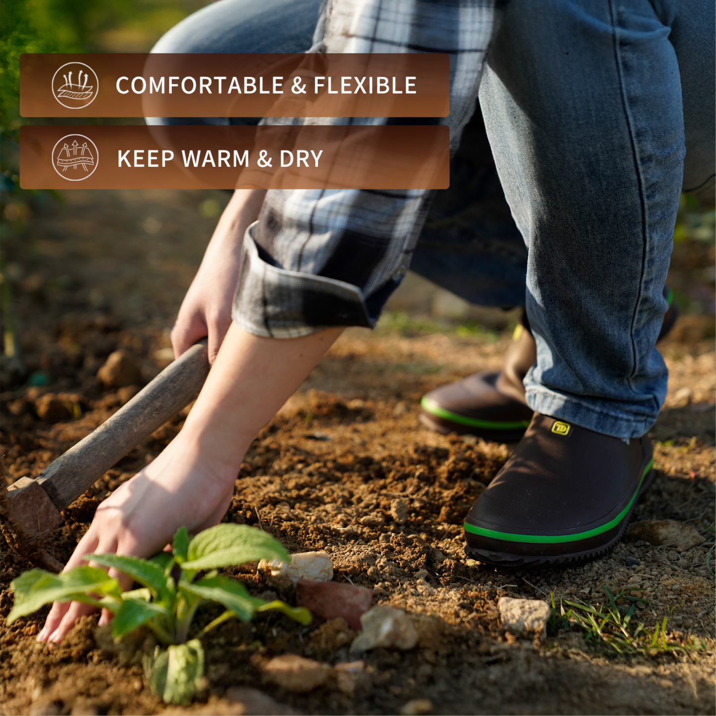 Trudave Waterproof Garden Shoes for Men & Women