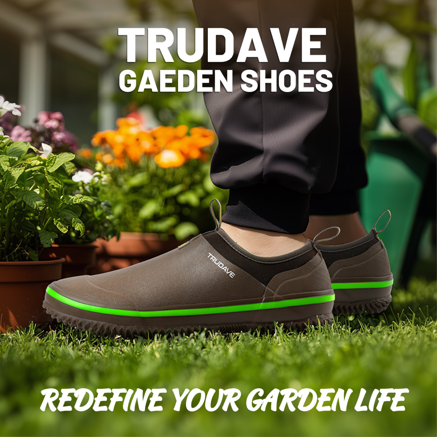 Trudave Waterproof Garden Shoes for Men & Women