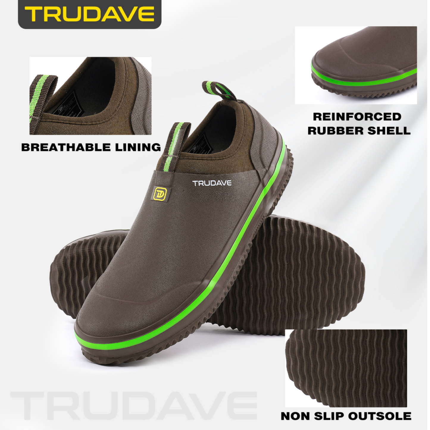 Trudave Waterproof Garden Shoes for Men & Women