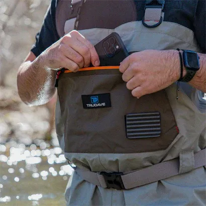 Trudave Stocking Foot Breathable Waders for Fly Fishing