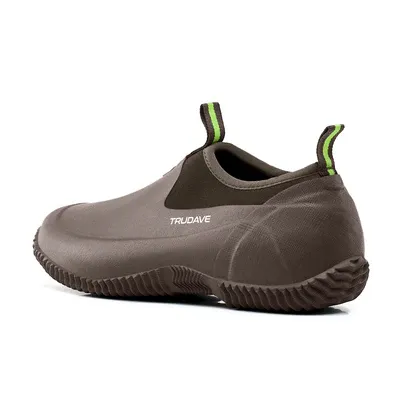 Trudave Unisex Ankle Rain Boots for Women & Men - Brown