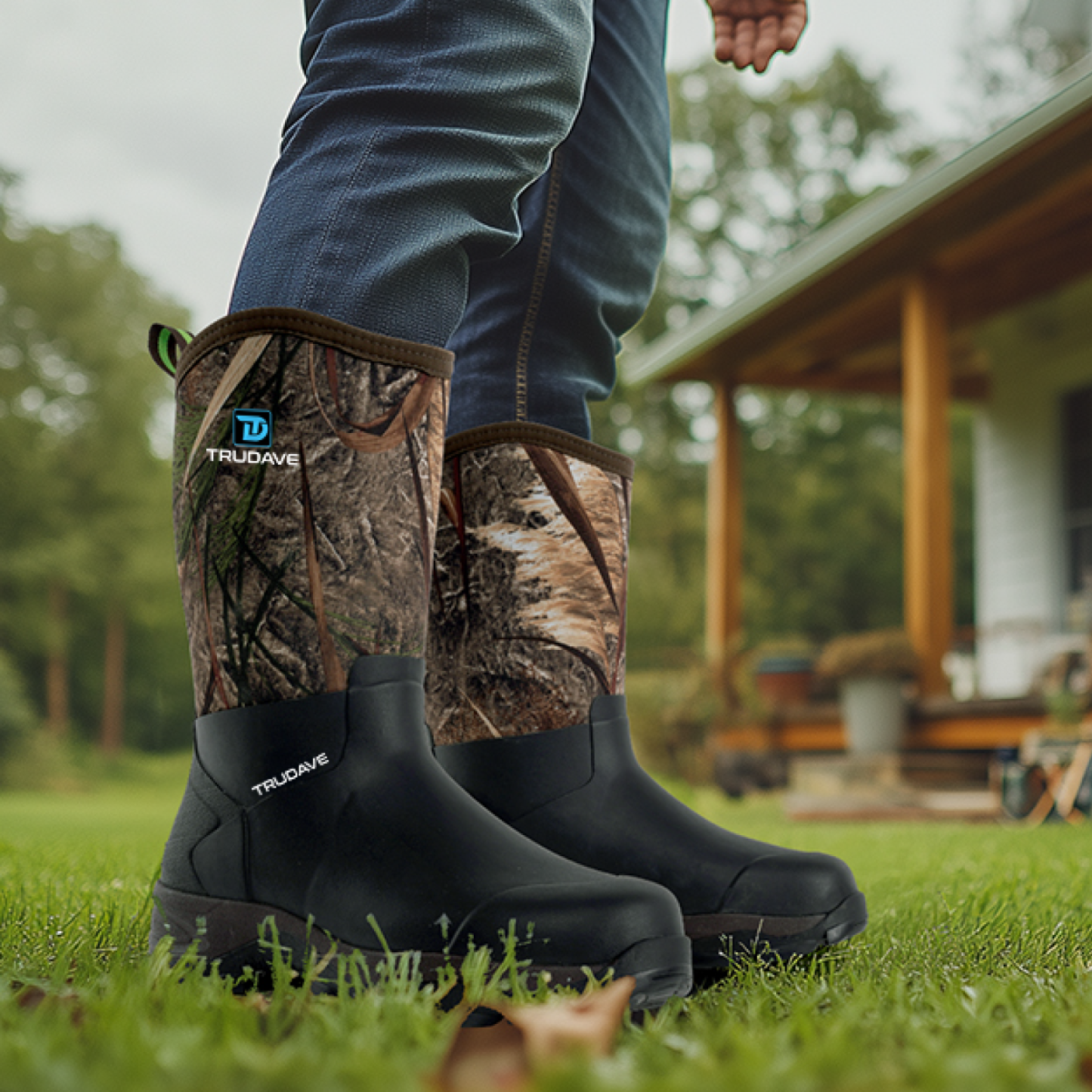 Rubber Boots for Men With Steel Shank