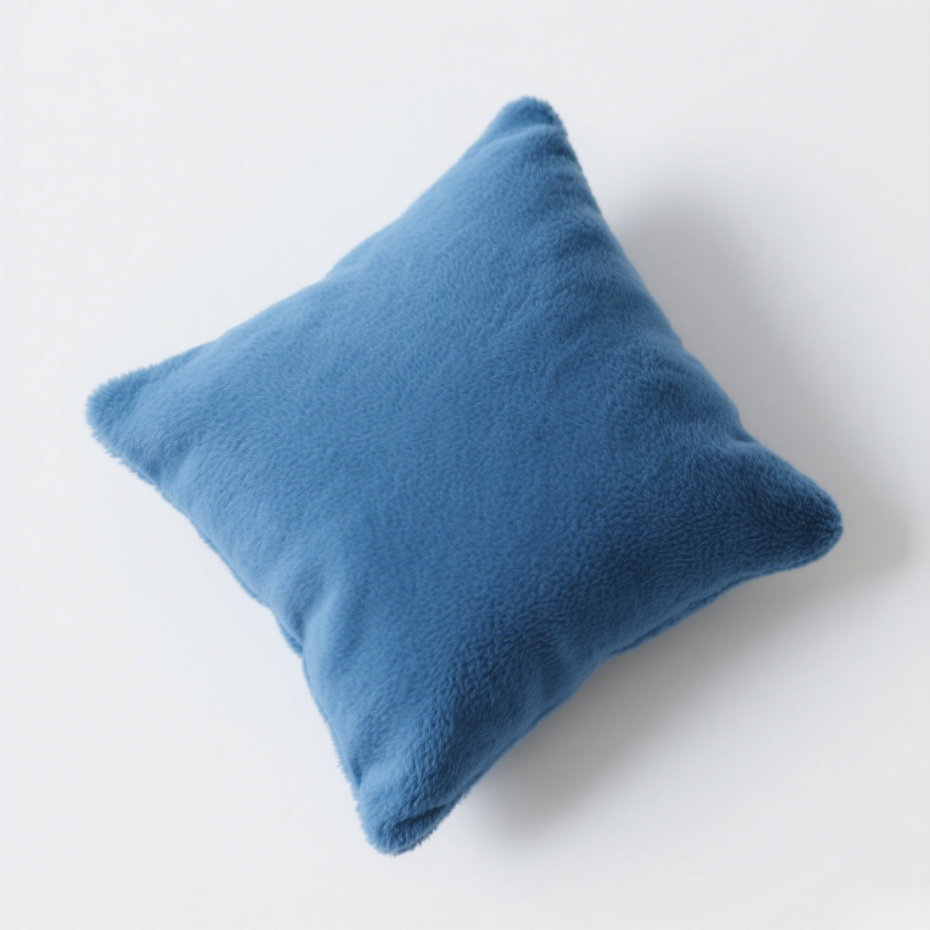 Weiches, einfarbiges Kissen aus Samt für Schlafzimmer