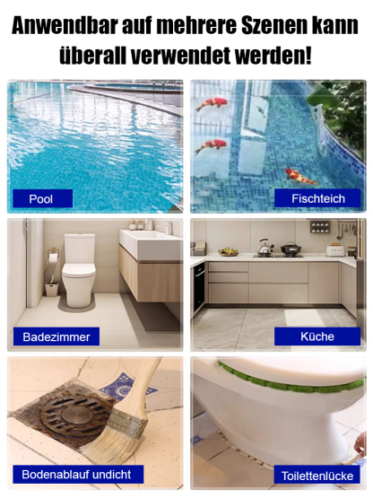 Langlebiger transparenter wasserdichter Kleber