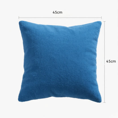 Weiches, einfarbiges Kissen aus Samt für Schlafzimmer