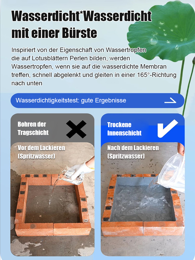 Langlebiger transparenter wasserdichter Kleber