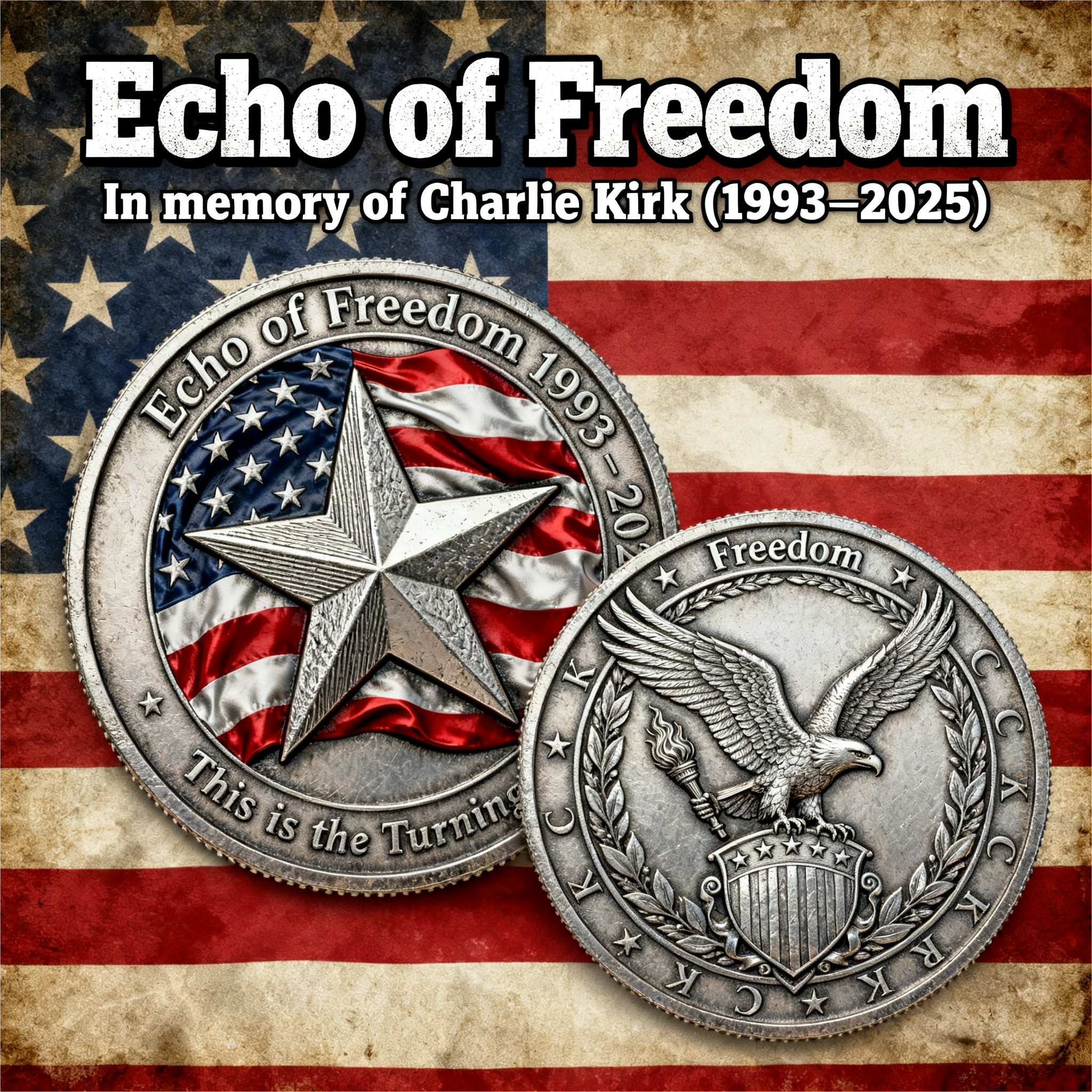 Charlie Kirk This is the Turning Point Coin