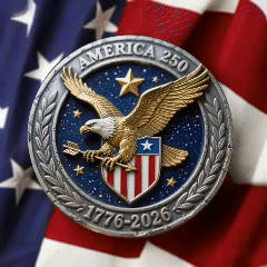 America 250th Anniversary Commemorative Coin