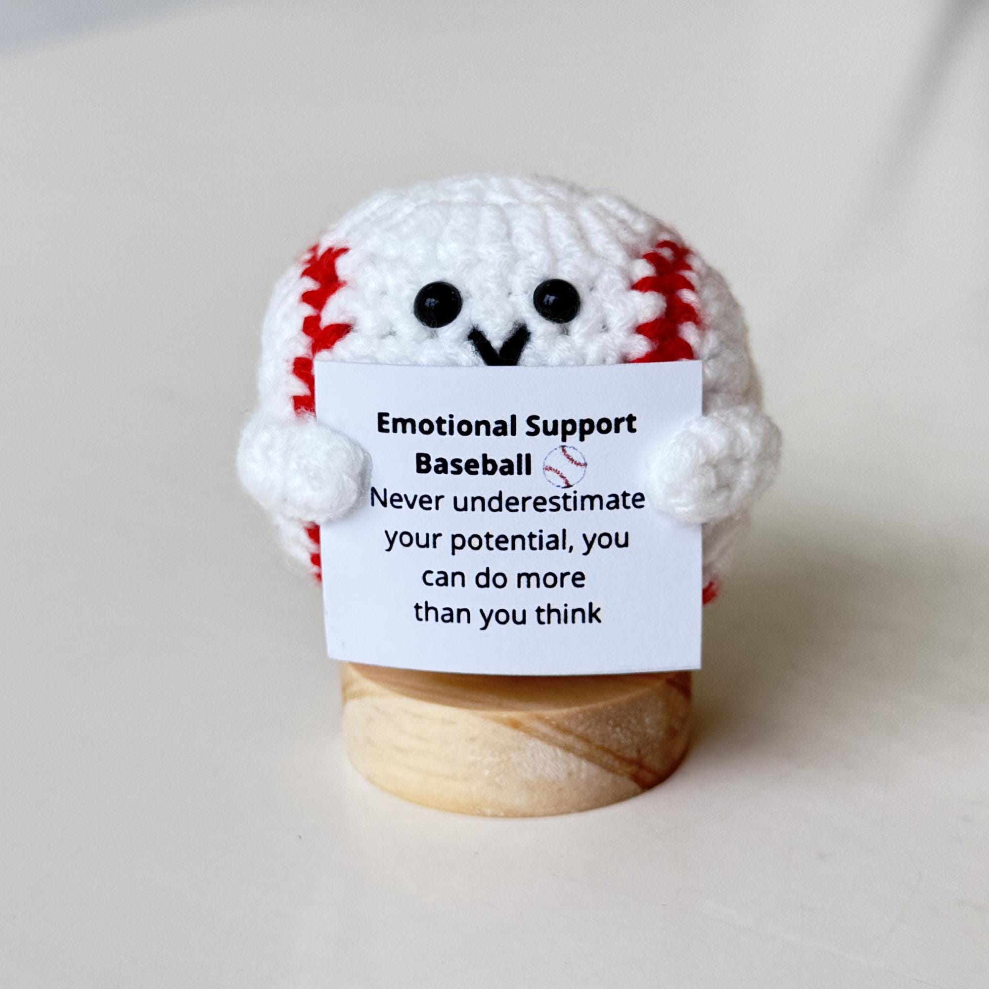 🧶Funny Handmade Emotional Support Sports Balls Gift 💖
