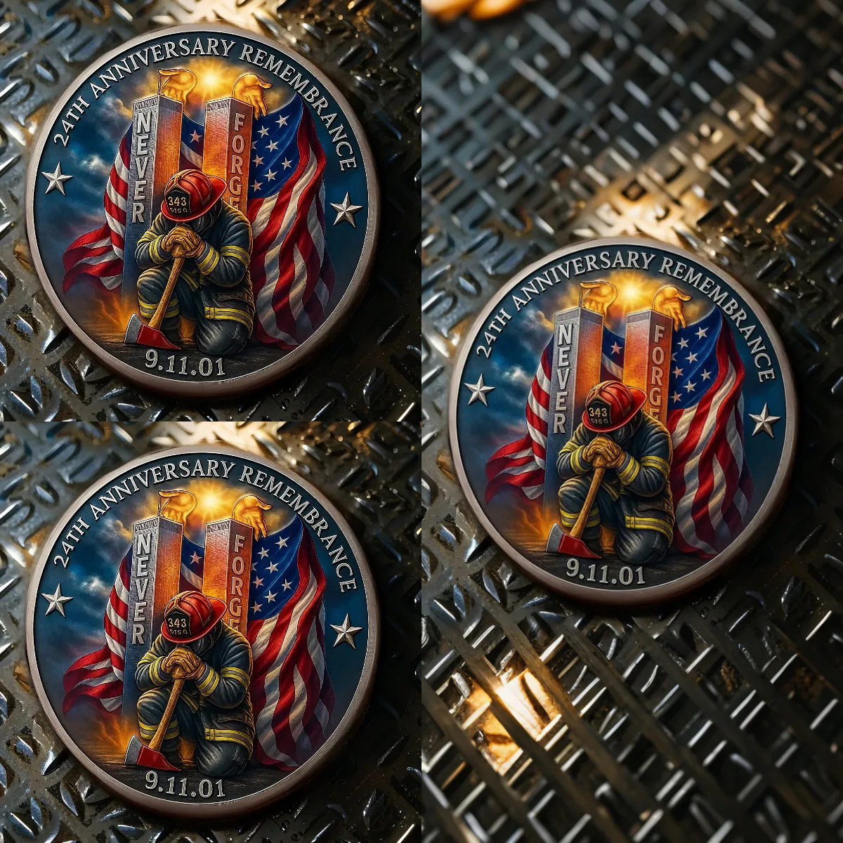 🕯️🙏9/11 Remembrance Coin – 24th Anniversary Tribute Edition 