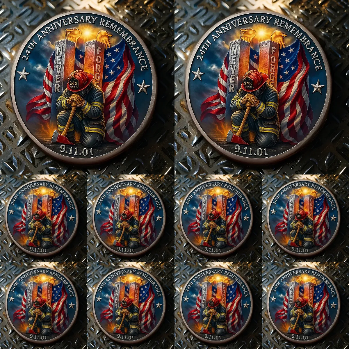 🕯️🙏9/11 Remembrance Coin – 24th Anniversary Tribute Edition 