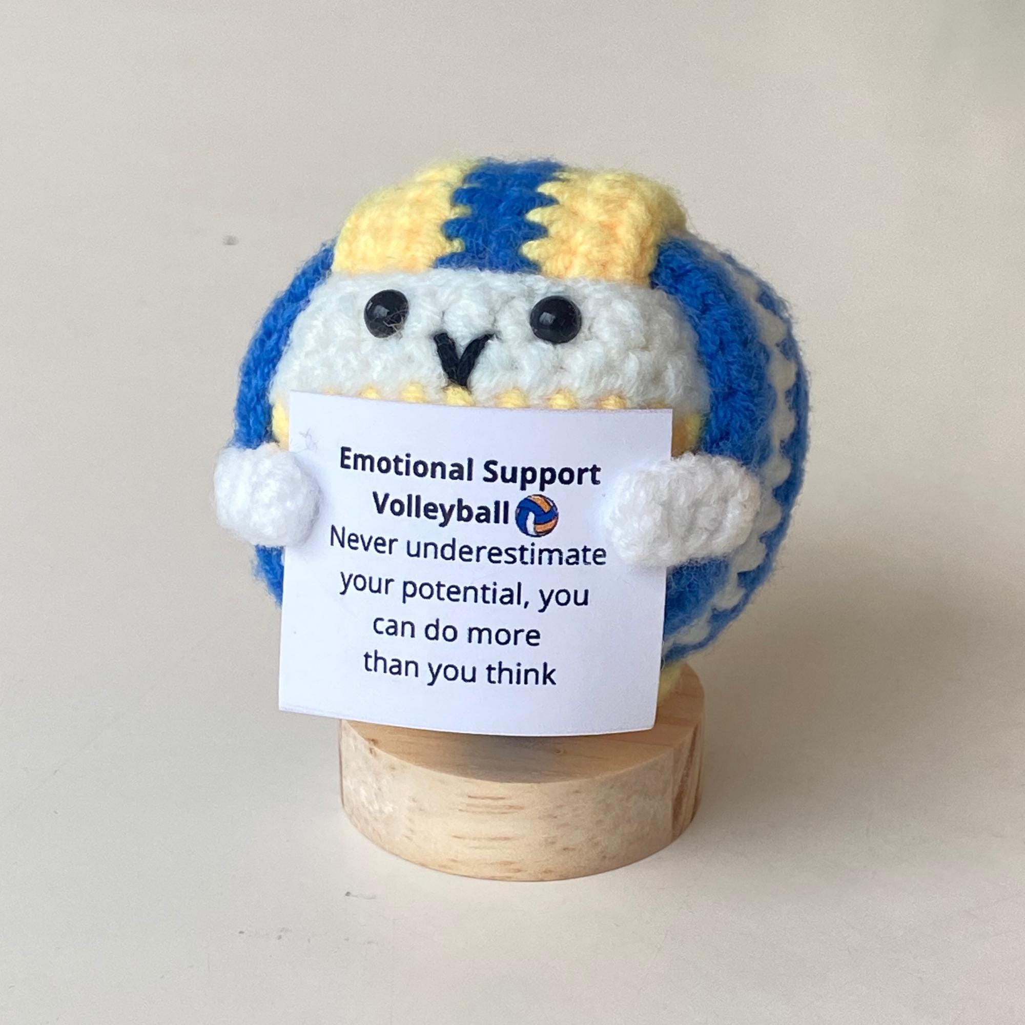 🧶Funny Handmade Emotional Support Sports Balls Gift 💖