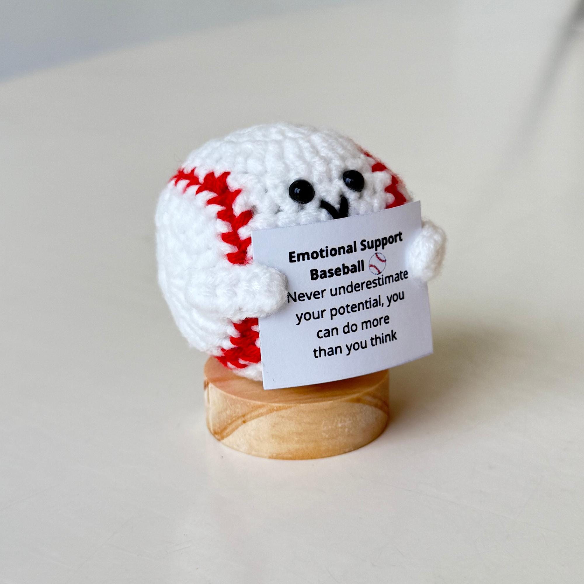 🧶Funny Handmade Emotional Support Sports Balls Gift 💖