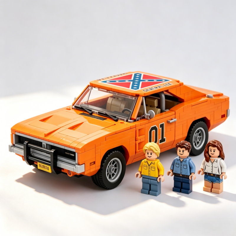 Backwoods Car Chase 47th Anniversary Collectors Edition Building Brick Set