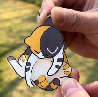 🐱😂Naughty Cat Keychain – Your Daily Dose of Feline Mischief