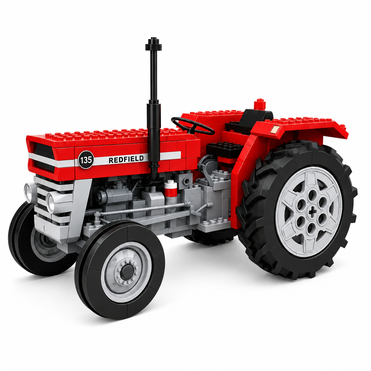 🚜 REDFIELD 135 – Heritage Farm Tractor Brick Edition