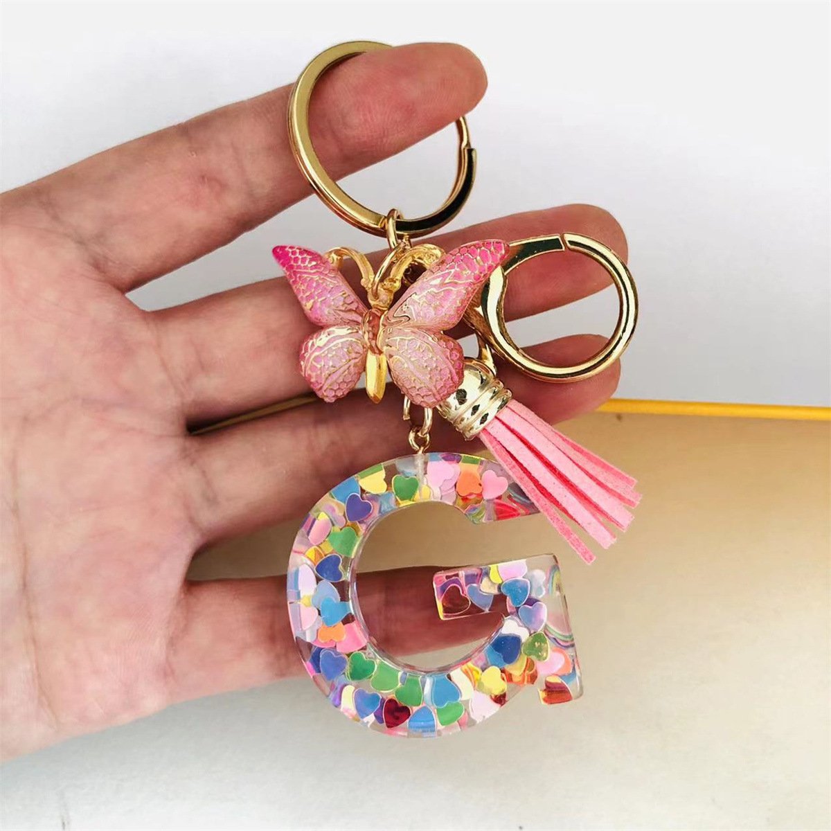 Initial Letter Keychains-Best Gift for your friends