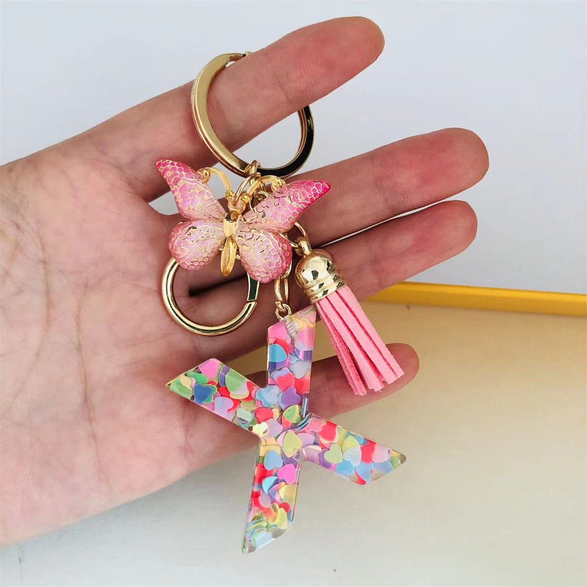 Initial Letter Keychains-Best Gift for your friends