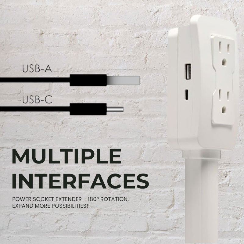 🔥Last Day 49% OFF - Power Socket Expander