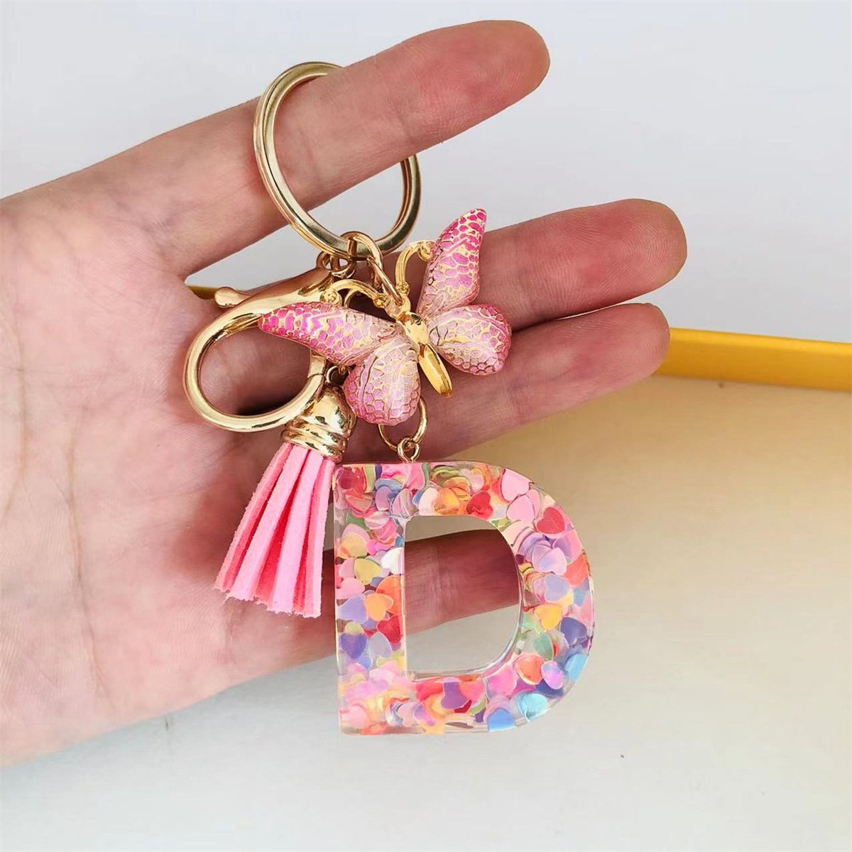 Initial Letter Keychains-Best Gift for your friends