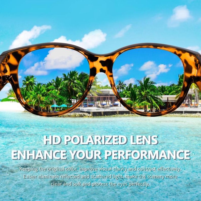 ⏳Limited Time 49% OFF💥 - 2025 New Polarized UV400 Protection Trendy Round Cat-eye Sunglasses 😺🕶️