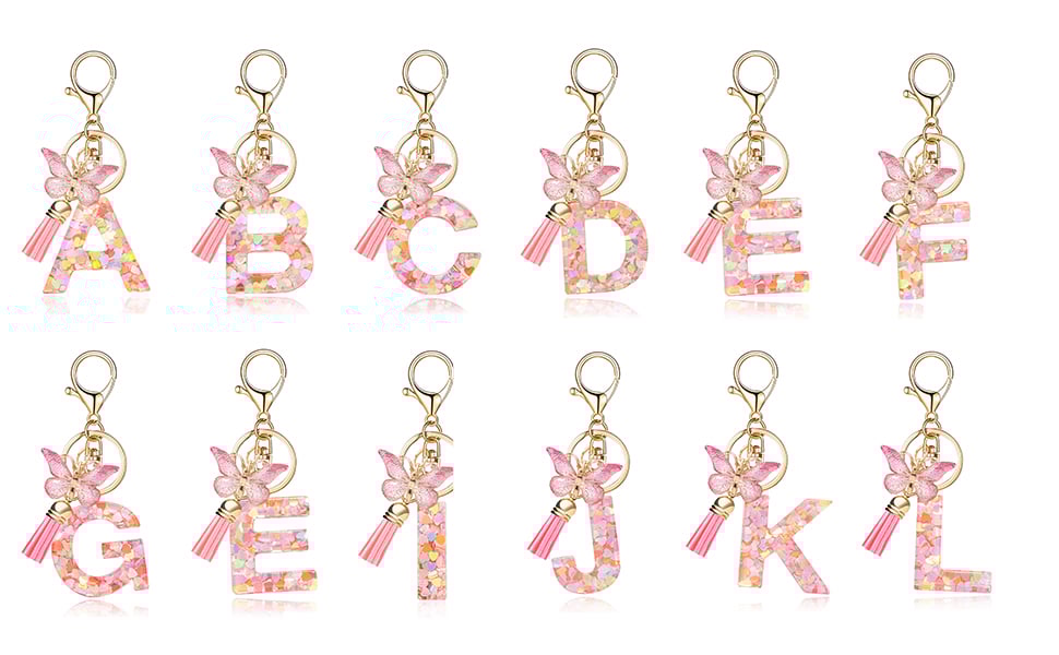 Initial Letter Keychains-Best Gift for your friends