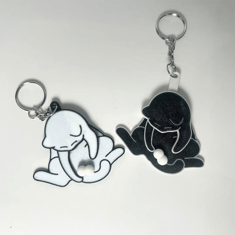 🐱😂Naughty Cat Keychain – Your Daily Dose of Feline Mischief