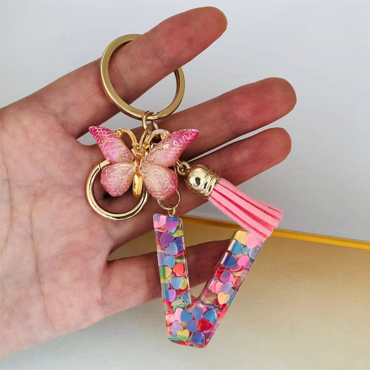 Initial Letter Keychains-Best Gift for your friends