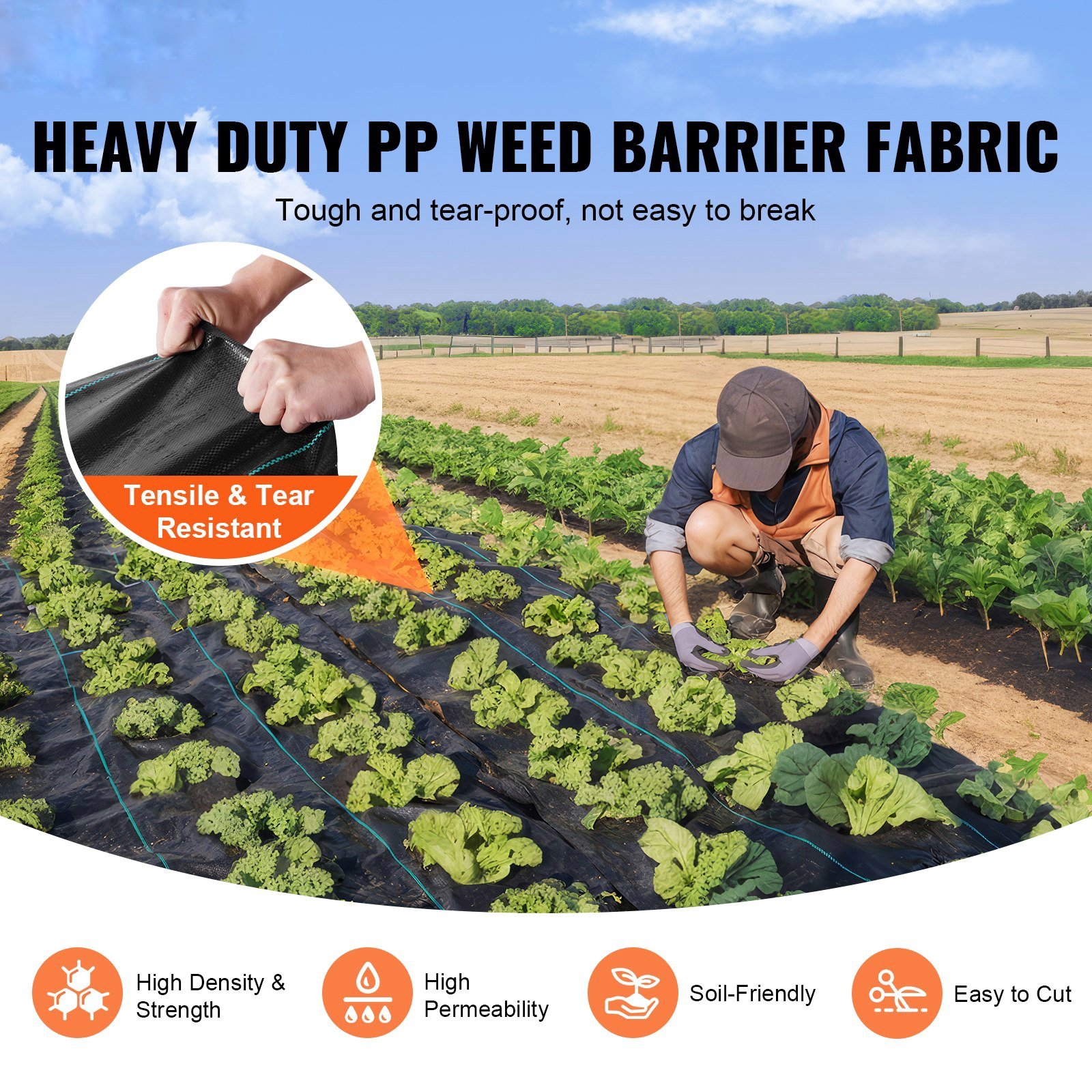 🔥Last Day 49% OFF - Premium Woven Weed Barrier