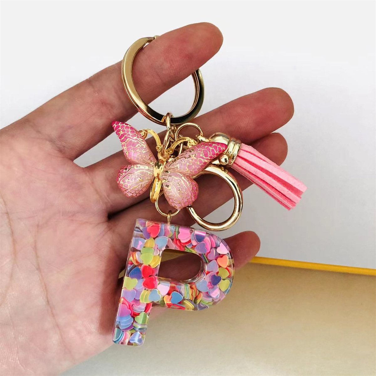 Initial Letter Keychains-Best Gift for your friends