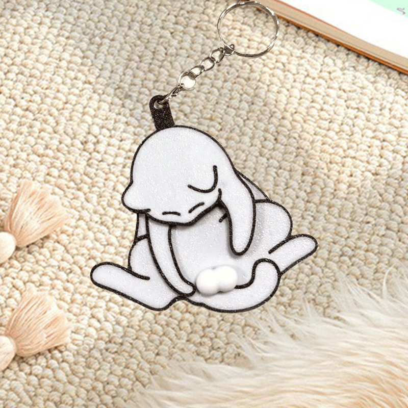 🐱😂Naughty Cat Keychain – Your Daily Dose of Feline Mischief