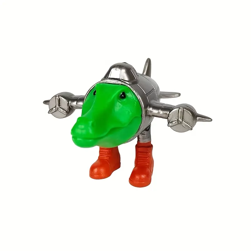 8pcs Tralalero Tralala Italian Meme Shark Figures - Whimsical Animal Collectible Figurines with Unique Designs (Banana, Elephant, Green Frog, Shark, Hippo) - Durable Plastic Desk Decor for Office & Home, Holiday Gifts for Fans