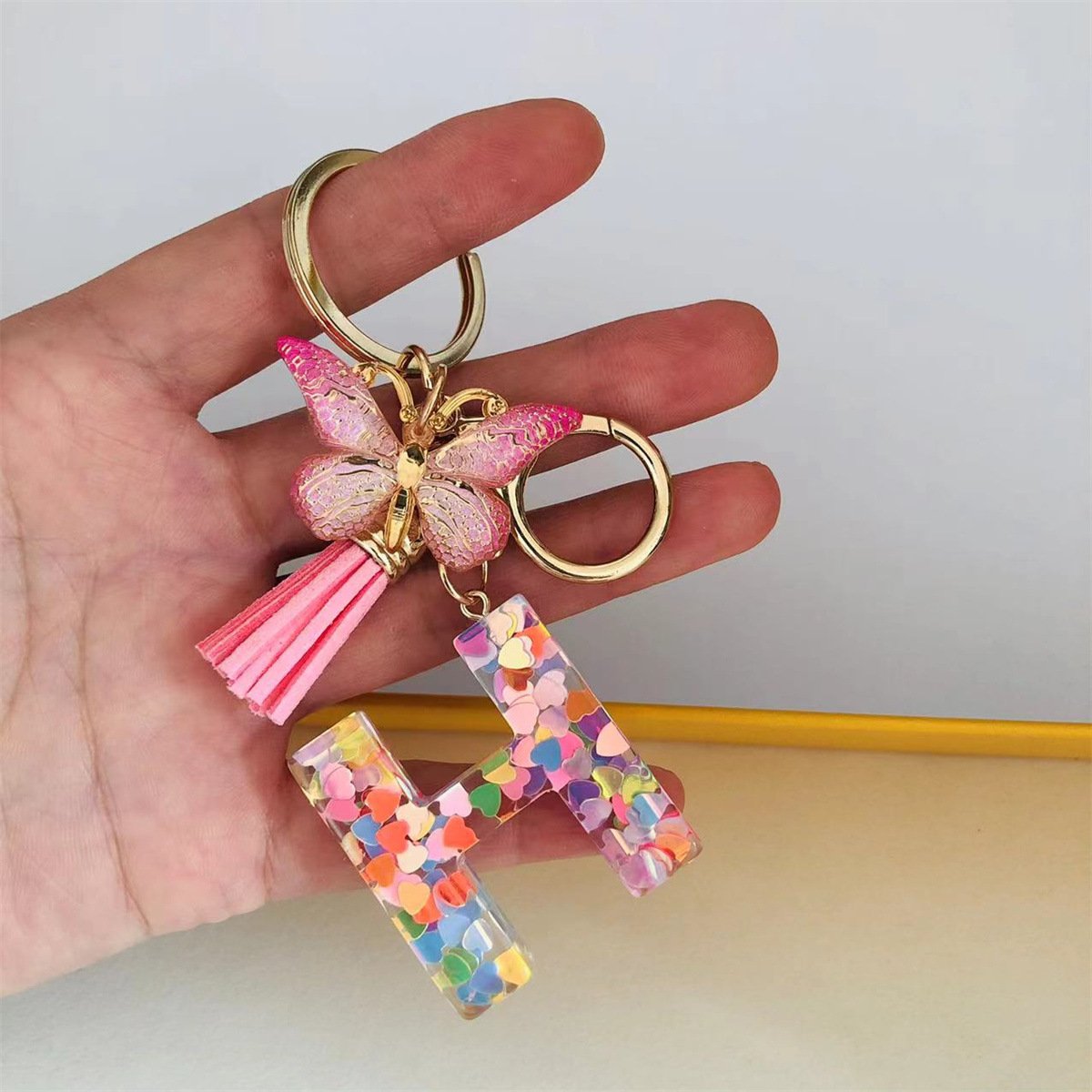 Initial Letter Keychains-Best Gift for your friends