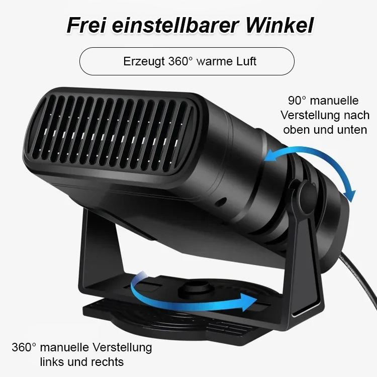 Auto mit Luftreinigungs-Heizlüfter