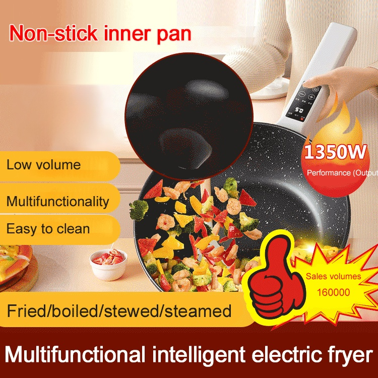 Multifunktionaler intelligenter integrierter elektrischer Wok