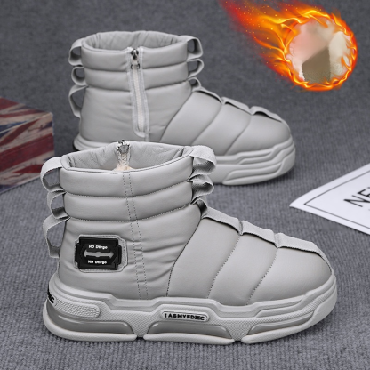 Neue gefütterte Plateauschuhe im Brotdesign