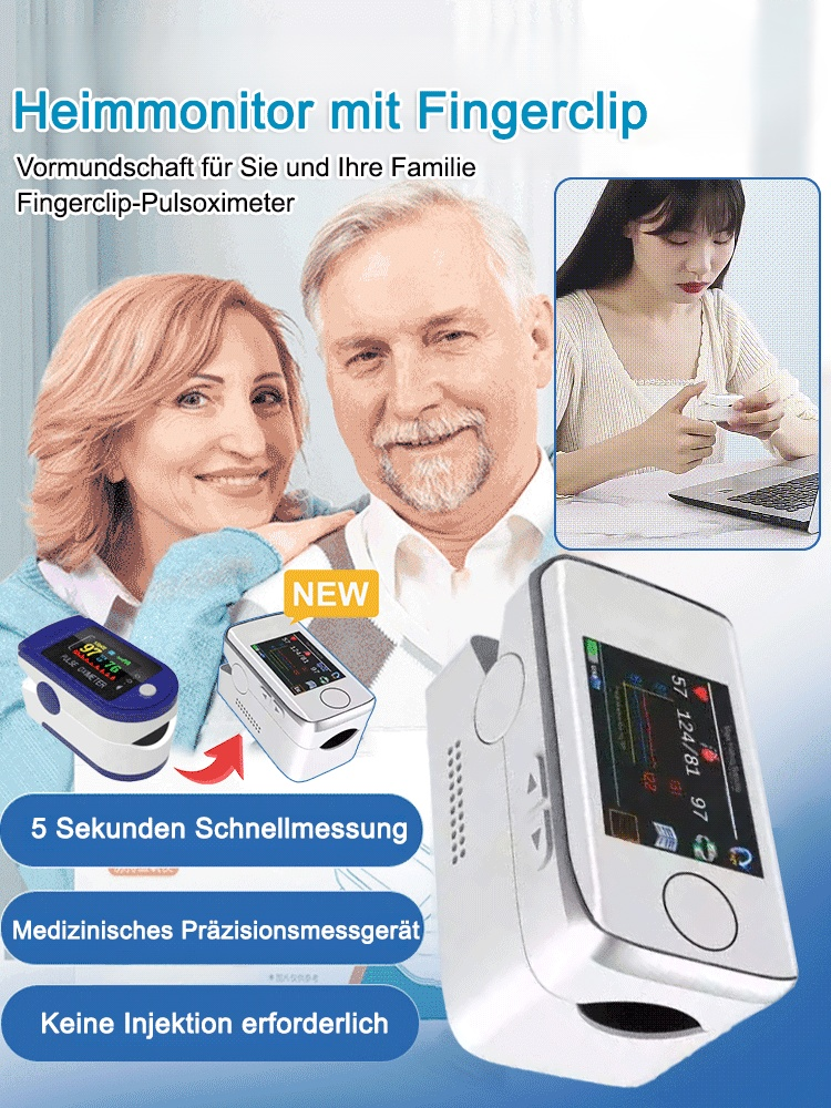 OMRON Blutzuckermessgerät mit Fingerclip