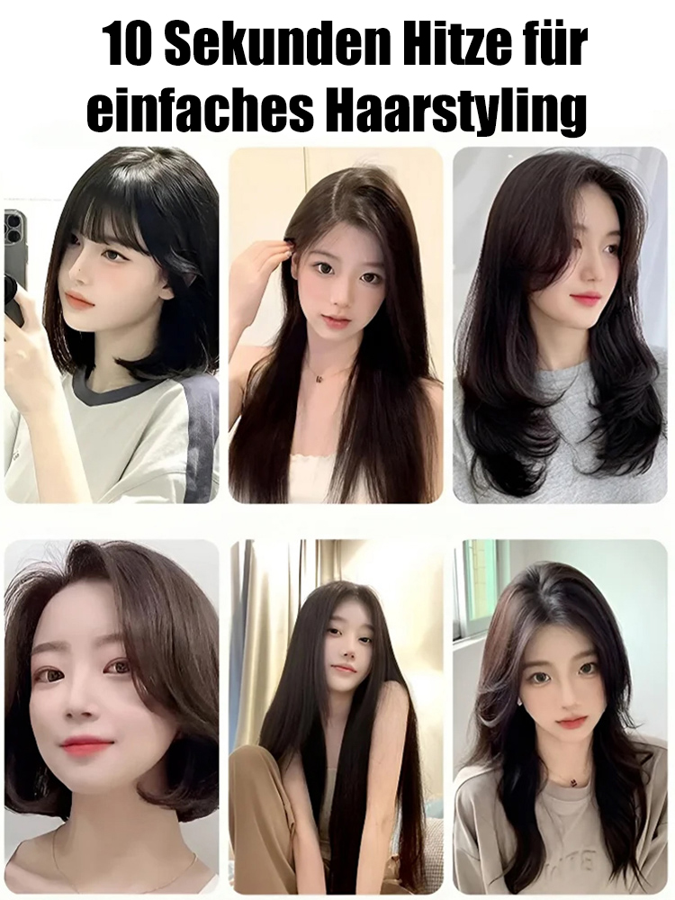 Kabelloser LCD-Keramik-Heizkamm zum Glätten der Haare