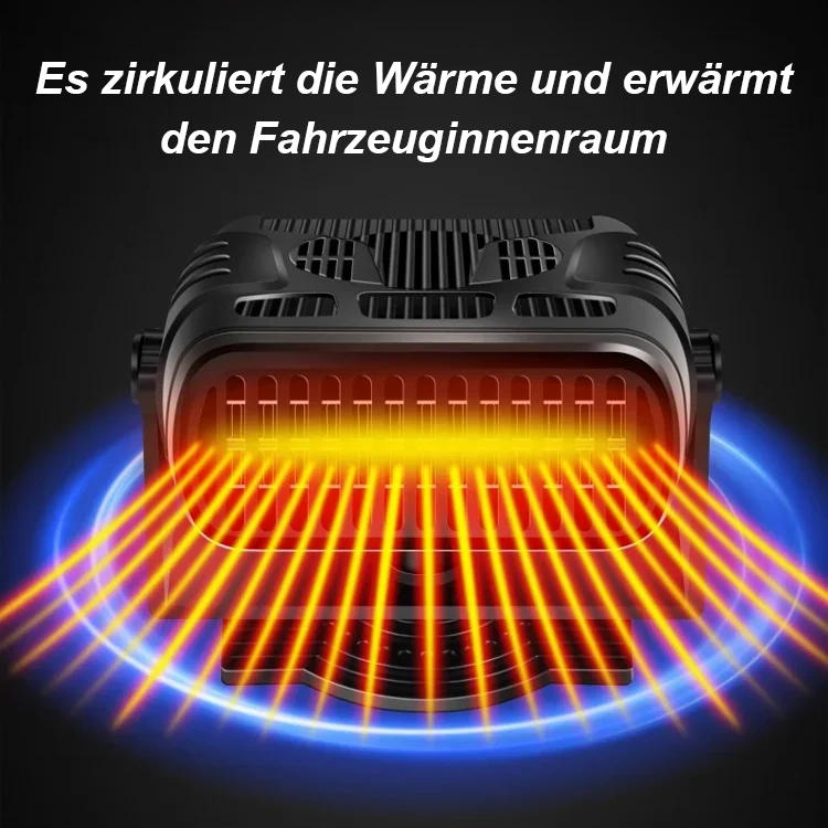 Auto mit Luftreinigungs-Heizlüfter