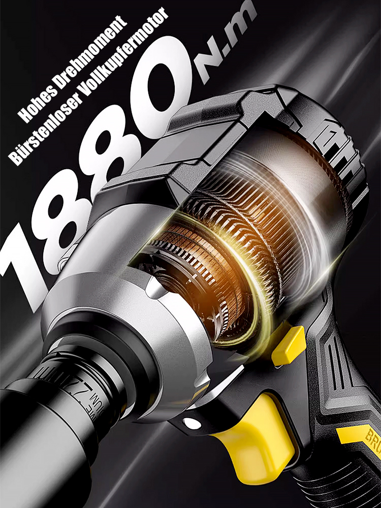 Lithium-Schlagschrauber mit hohem Drehmoment