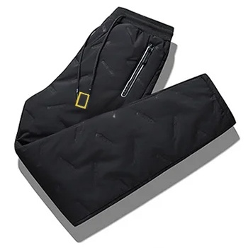 Wasserdichte und kältebeständige Lamm-Jogginghose für Herbst und Winter