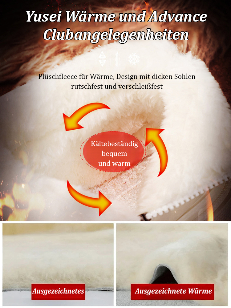 Neue gefütterte Plateauschuhe im Brotdesign