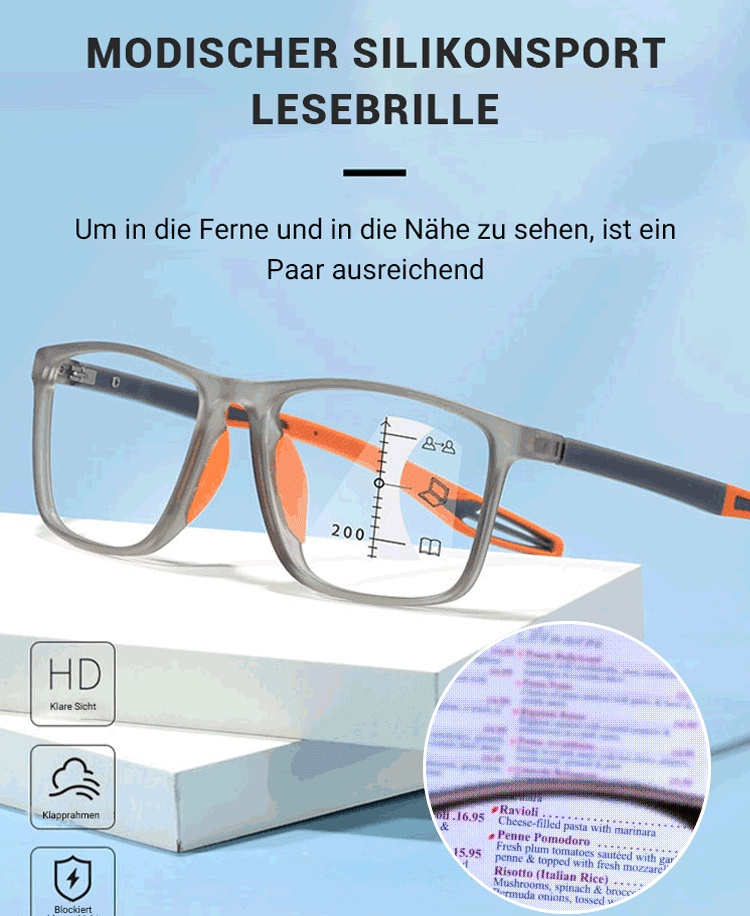 Ultraleichte und bequeme Anti-Blaulicht-Brille für Presbyopie