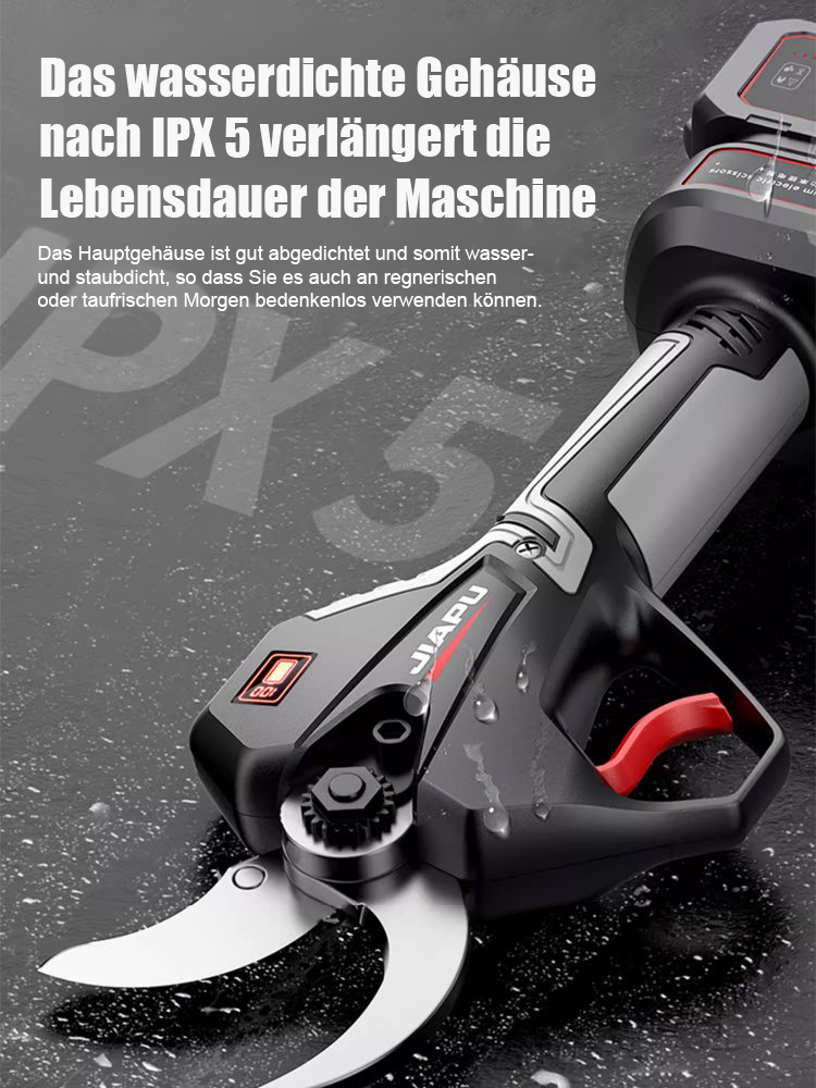 【Scharf und langlebig】Ultraleichte Lithium-Akku-Astschere