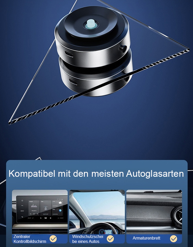 Autokopfhalterung mit drehbarer Einstellung und Saugnapf für Navigation