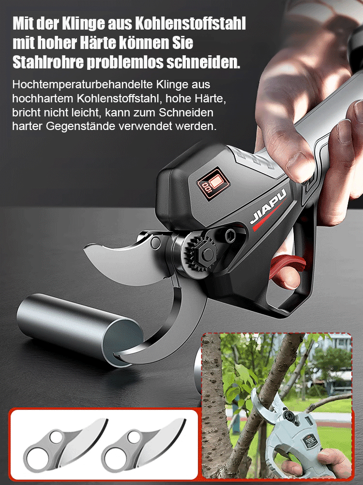 【Scharf und langlebig】Ultraleichte Lithium-Akku-Astschere