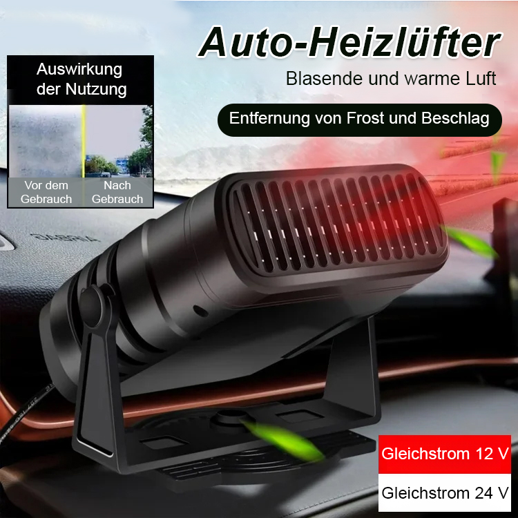 Auto mit Luftreinigungs-Heizlüfter