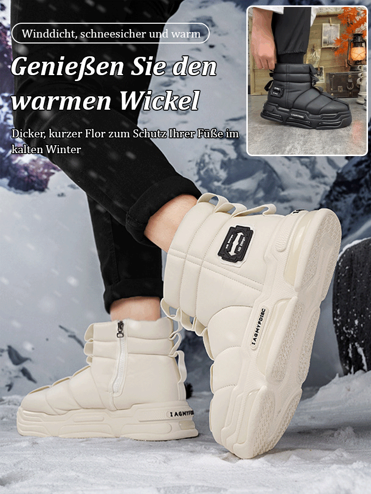 Neue gefütterte Plateauschuhe im Brotdesign