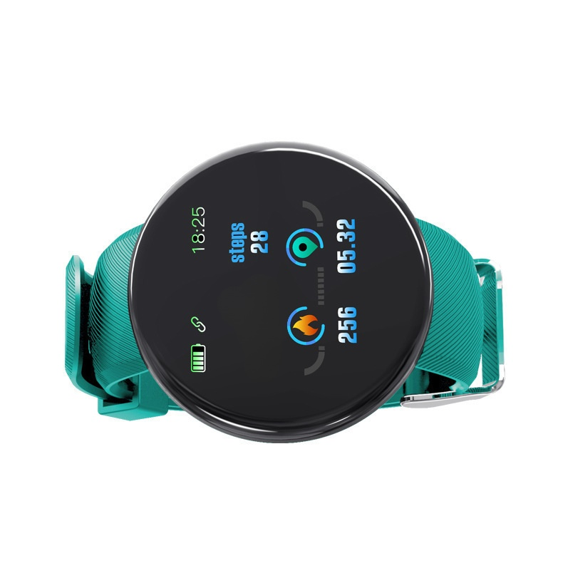 D18 Herzfrequenz- und Blutdrucküberwachungs-Sportuhr